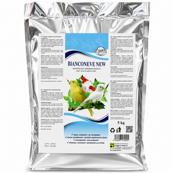 Bianconeve new 5 kg (pasta mórbida blanca suave)  Pastas Mórbida