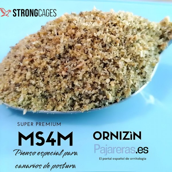 Pienso MS4M Super Premium Postura Comida para canarios