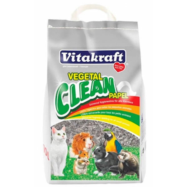 Vitakraft Lecho Vegetal Clean Papel 10L Higiene de jaulas