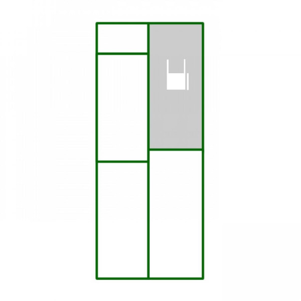 panel pvc de puerta guillotina - Bebedero del panel puerta peatonal Voladeros