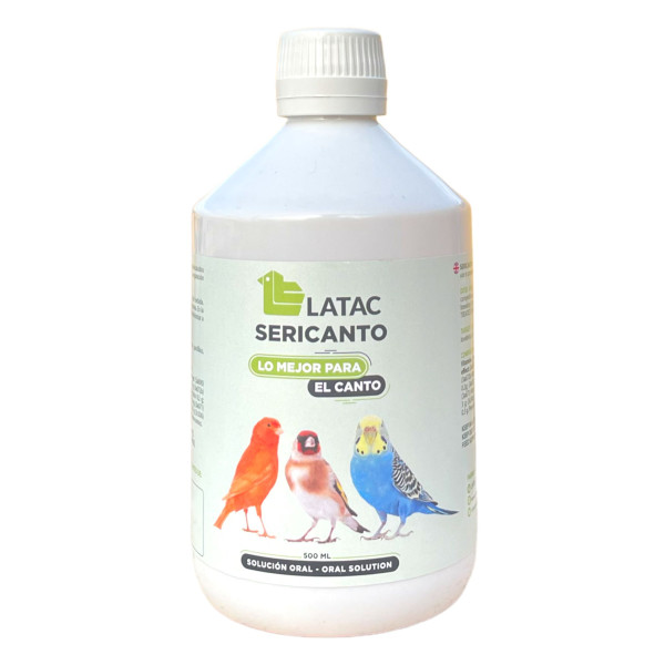 Sericanto 500 ml (Vitaminas que inducen al canto) Latac Sericanto 500 ml (Vitaminas que inducen al canto) Latac