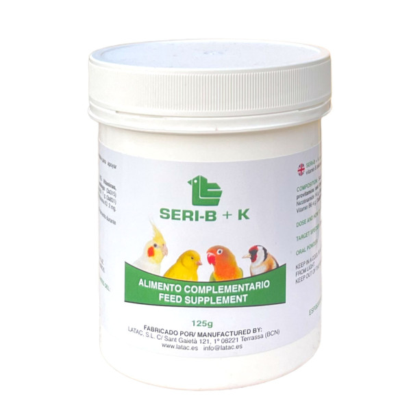 Latac SERI-B+K en polvo (fórmula enriquecida con vitamina K para la cría y situaciones de estrés) Latac