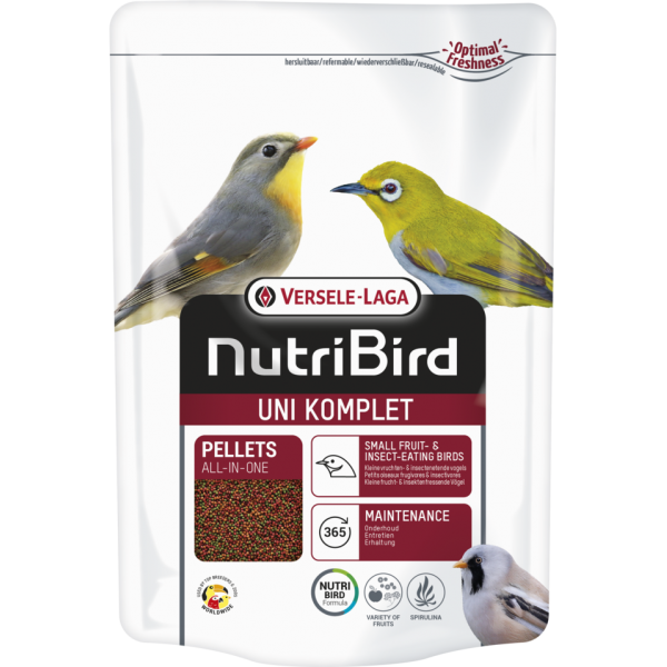 Nutribird Uni Komplet 1kg Comida insectivoros y frugivoros Nutribird Uni Komplet 1kg Comida insectivoros y frugivoros