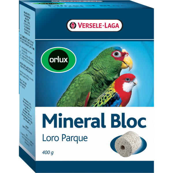 Orlux Bloque de minerales para loros 400 grs Grit y cales