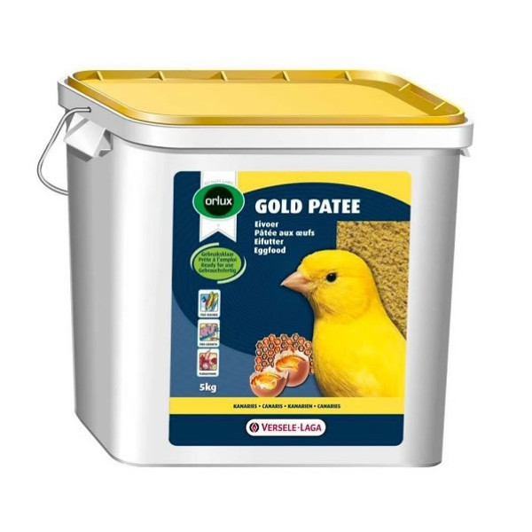 Pasta amarilla mórbida Orlux Gold Patee 5 kg Morbid breeding stock Pasta amarilla mórbida Orlux Gold Patee 5 kg Morbid breeding stock