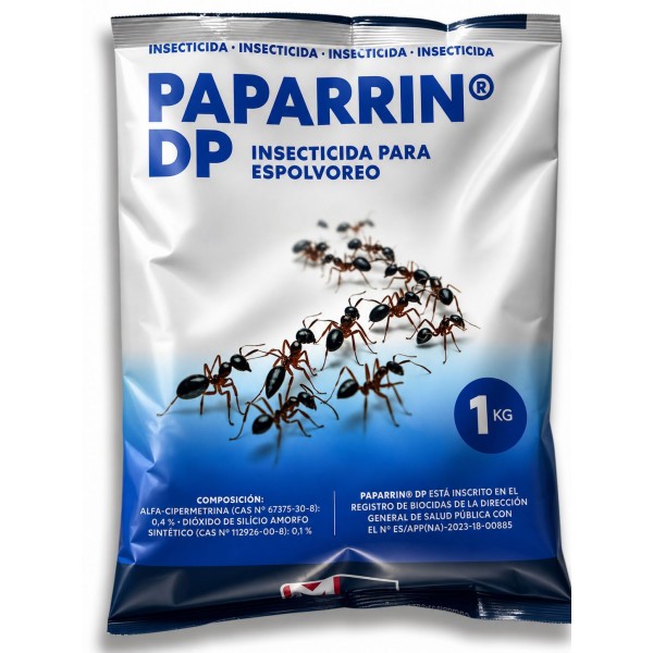 Paparrin polvo insecticida 1 kg Antiparasitarios 