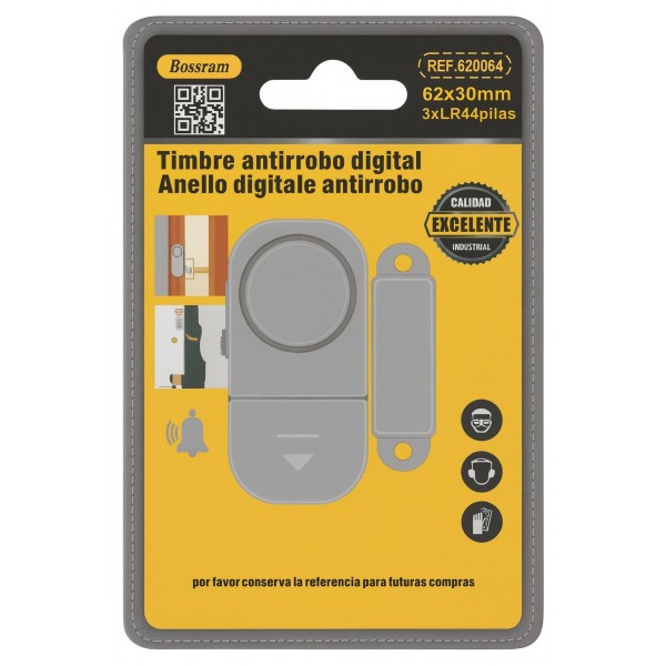 Timbre antirrobo para puerta voladero o aviario Accesorios para aviarios 