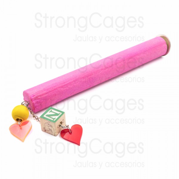 Posadero lima uñas con juguete Juguetes para aves Posadero lima uñas con juguete Juguetes para aves