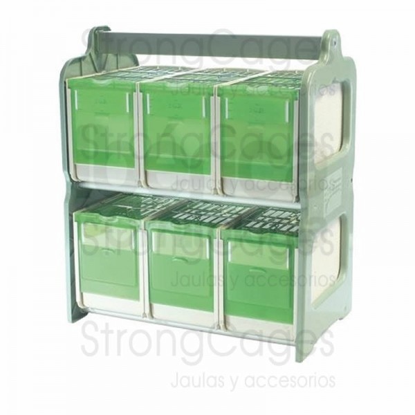 Transportín para pájaros Maleta 6 Secondinos Medios Transportín para pájaros Maleta 6 Secondinos Medios