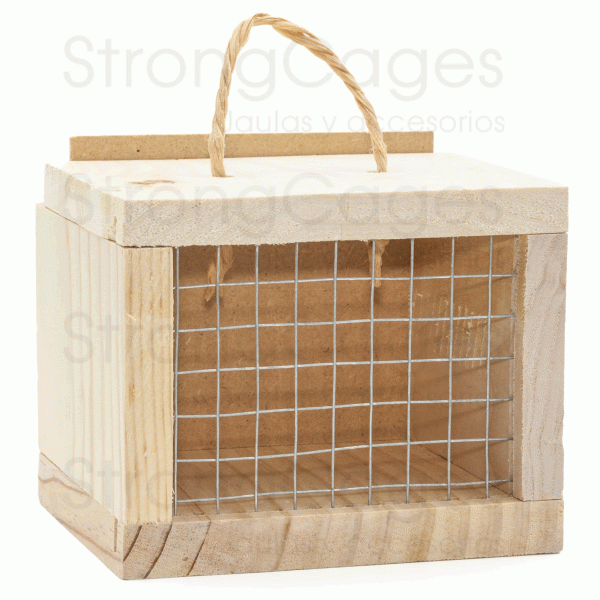 Transportin madera pequeño | Canarios, jilgueros Carriers for birds Transportin madera pequeño | Canarios, jilgueros Carriers for birds