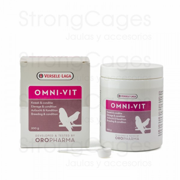 Omni-Vit | Mezcla de vitaminas y aminoácidos para pájaros Versele Laga - Oropharma