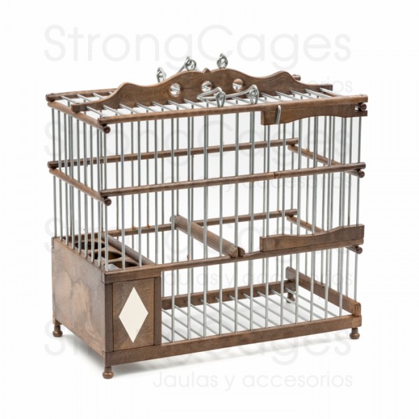 Malaguena Cage brown PVC Silvestrismo cages and accessories