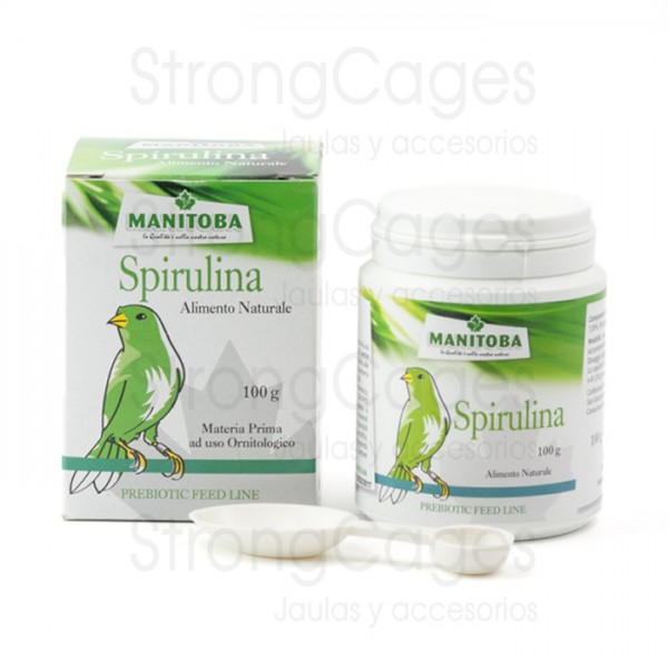 Espirulina (Manitoba) 100 gr. Colorante aves