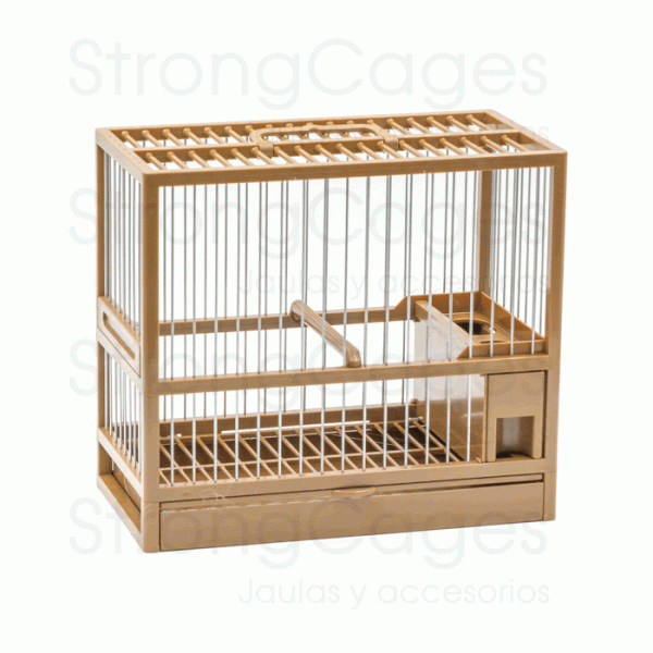 Jaula C-1 Madera con rejilla Silvestrismo cages and accessories