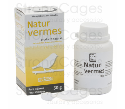 Avizoon Natur Vermes 50 grs (producto 100% natural que elimina la mayoría de parásitos intestinales)