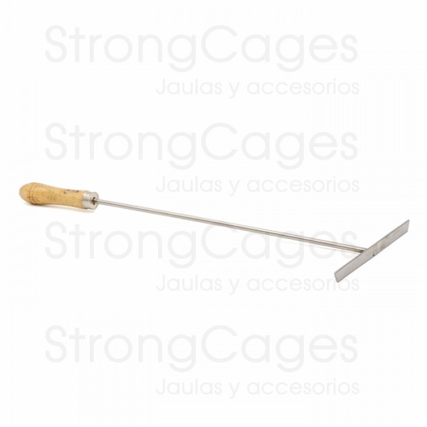 Rasca de limpieza de jaulas de 60 cm. Rasca de limpieza de jaulas de 60 cm.