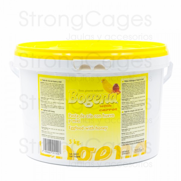 Bogena pasta de cría huevo, miel y zanahoria Pastas Mórbida Bogena pasta de cría huevo, miel y zanahoria Pastas Mórbida