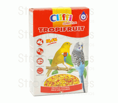 Pasta Tropifruit with fruits and vitamins