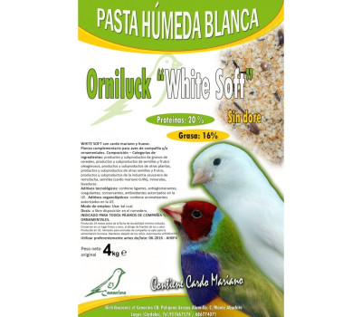 Orniluck White Soft -Pasta Blanca Húmeda
