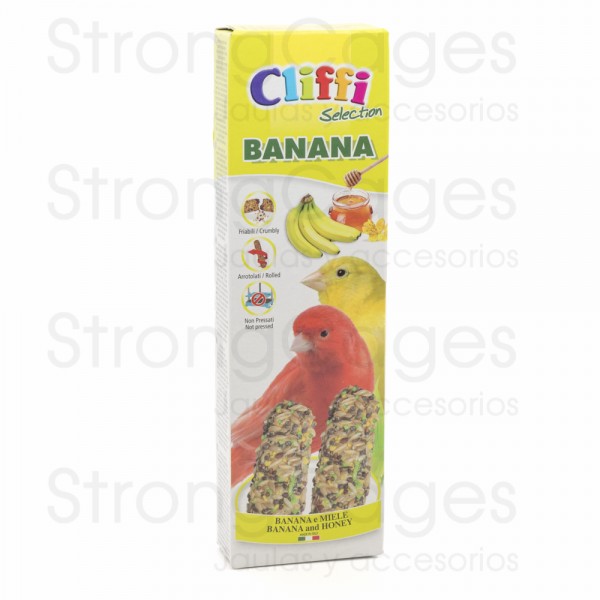 Cliffi barrita canarios platano y miel Cliffi barrita canarios platano y miel