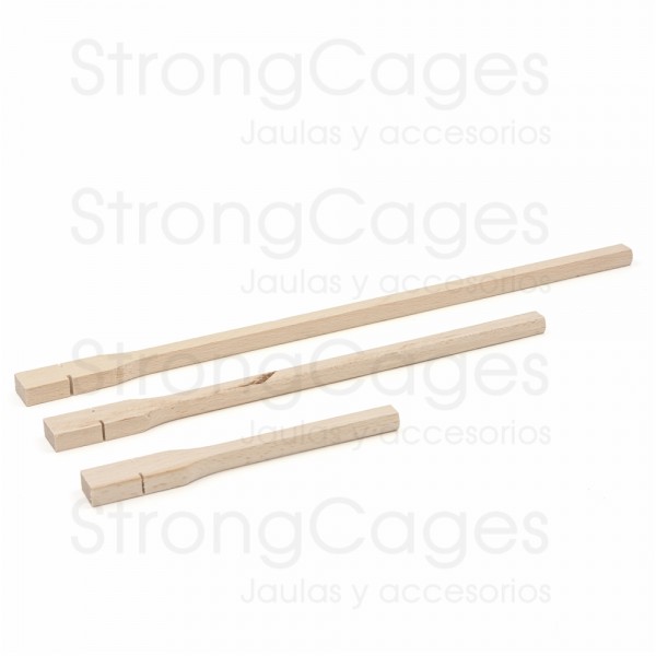 Palos reposaves madera Sticks rests birds Palos reposaves madera Sticks rests birds