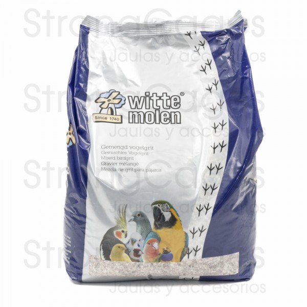 Mixed birdgrit witte mollen Mixed birdgrit witte mollen