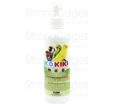 Kiki insecticida- antiparasitario para pájaros 200 mililitros