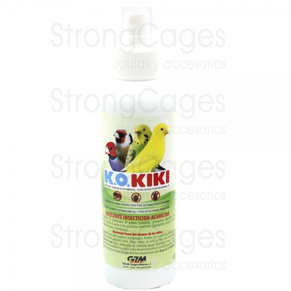 Kiki insecticida- antiparasitario para pájaros 200 mililitros Parasitos externos / Insecticidas