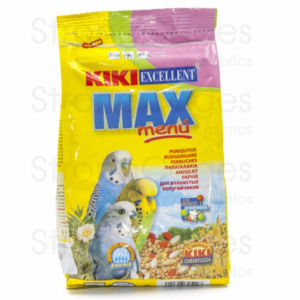 KIKI Max menú periquitos