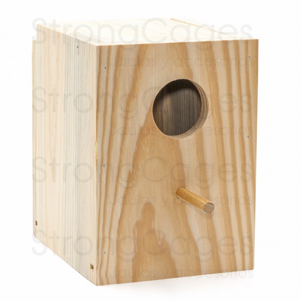Nido de madera para Agaporni Vertical Nido de madera para Agaporni Vertical