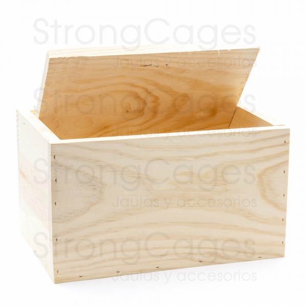 Nido de madera de pino para periquitos Nests and accessories for the nest Nido de madera de pino para periquitos Nests and accessories for the nest