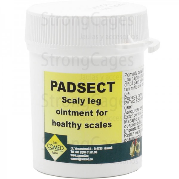 Padsect 35 grs (pomada para las patas escamosas) Comed Padsect 35 grs (pomada para las patas escamosas) Comed