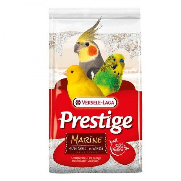 Prestige Marine (40% conchas con anis) 5 Kg. Higiene de jaulas Prestige Marine (40% conchas con anis) 5 Kg. Higiene de jaulas
