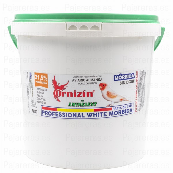 Ornizin Profesional Pasta White Morbida 7Kg Morbid breeding stock