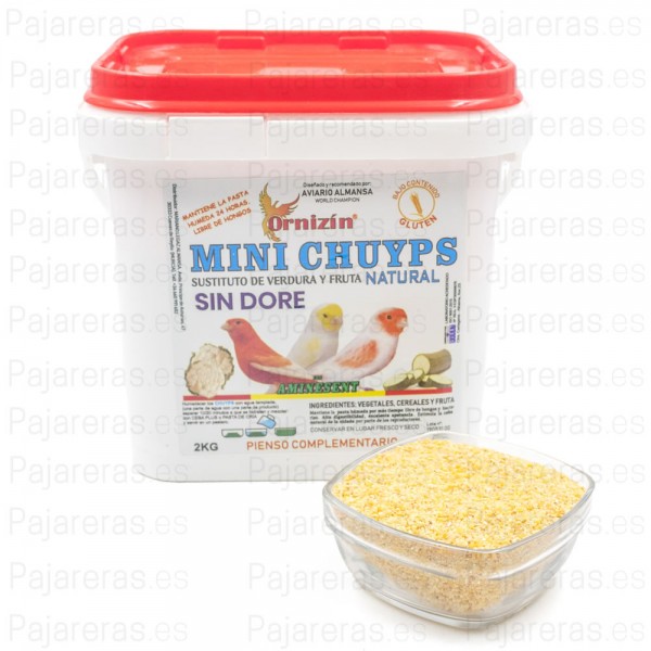 Mini Chuyps Naturales Ornizin NO DORÉ Perla Morbida - Chips