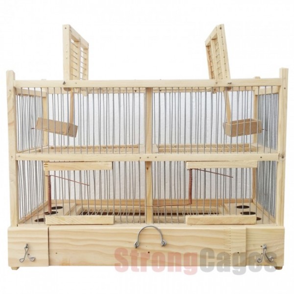 Jaula trampa madera con doble reclamo Jaula trampa madera con doble reclamo