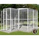 Voladera Peñiscola (2x2 metros con habitáculo seguridad) Aviaries