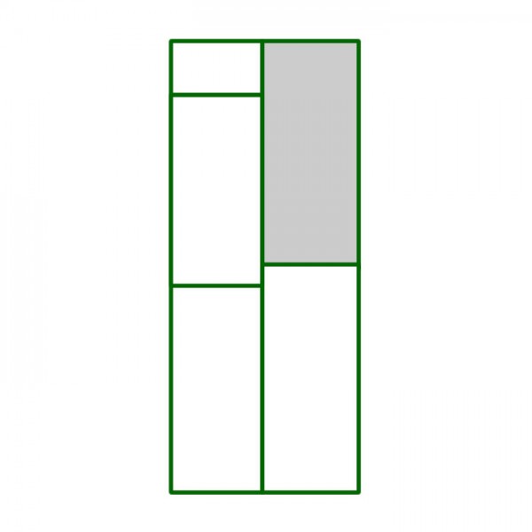 Panel pvc cuadrado inferior derecho del panel puerta peatonal Panel pvc cuadrado inferior derecho del panel puerta peatonal