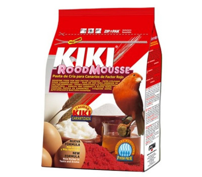 KIKI Pasta de cría y mantenimiento roja con pigmento 1 kg