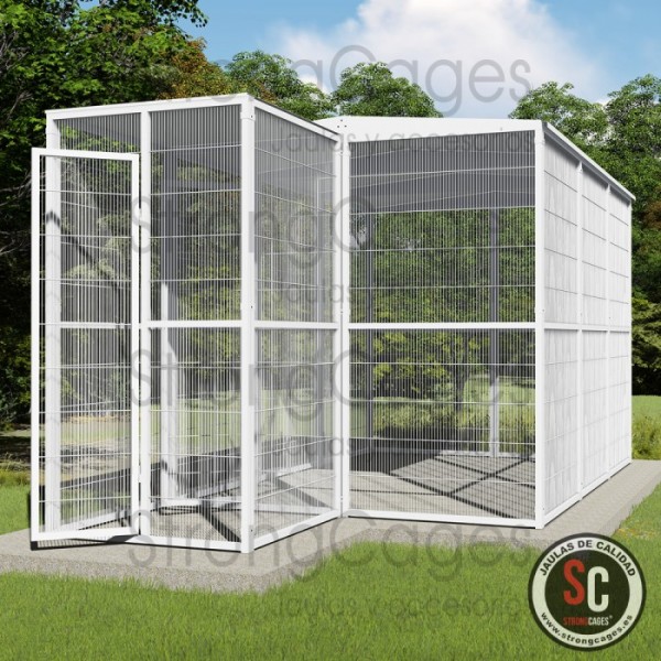 Voladero Moraira (3x2 metros con habitáculo 1x1) Aviaries