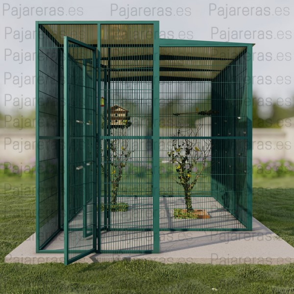 Voladero Moraira (3x2 metros con habitáculo 1x1) Aviaries