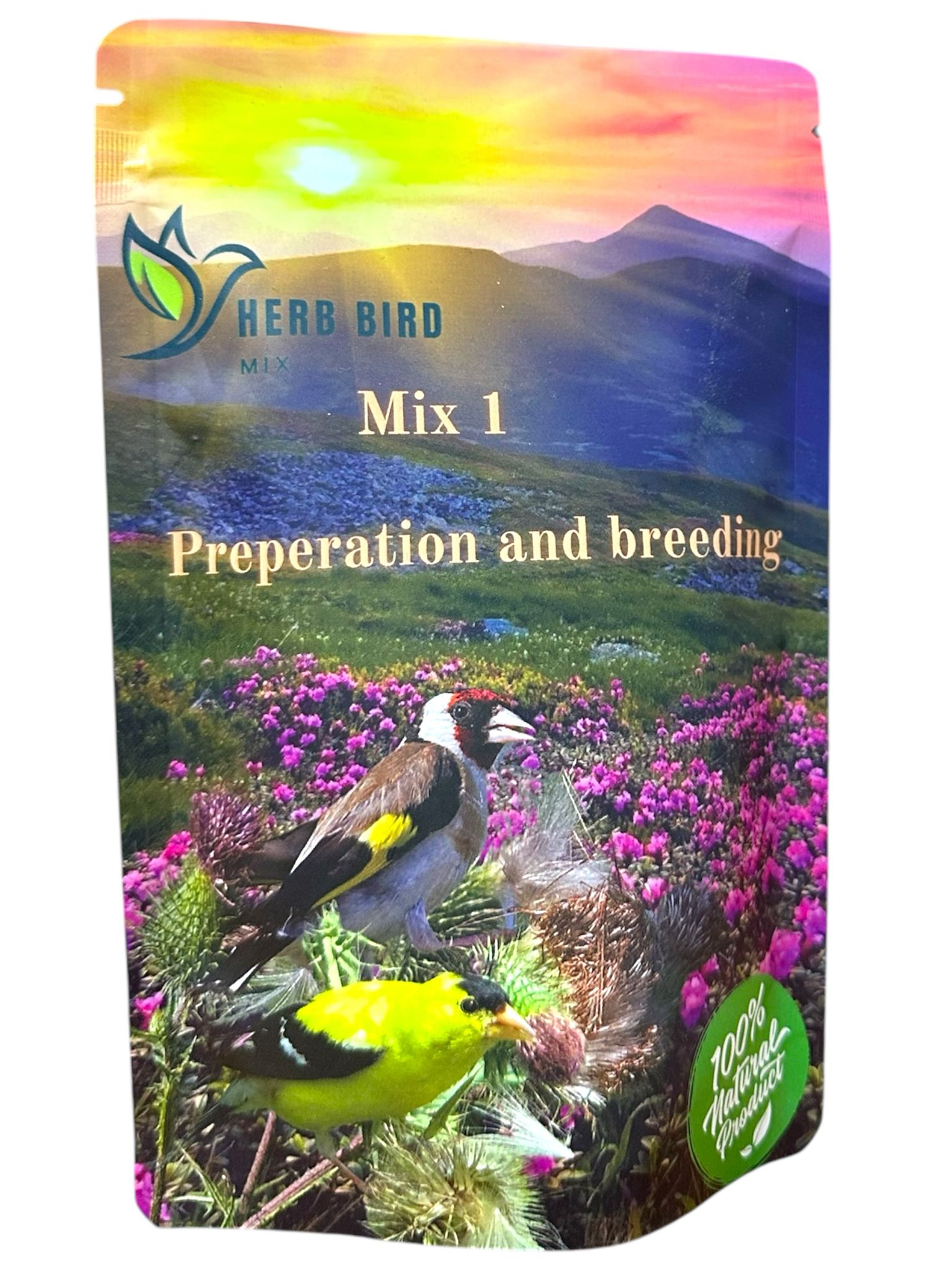 Nature Herb Bird Mix 1 – Fórmula Natural para la Preparación y Reproducción  de Aves